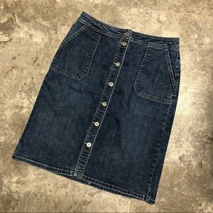 LIKE NEW! Liz Claiborne Jean Skirt